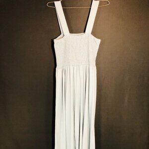 Light Blue Wide-Leg Smocked Jumper – Size XL